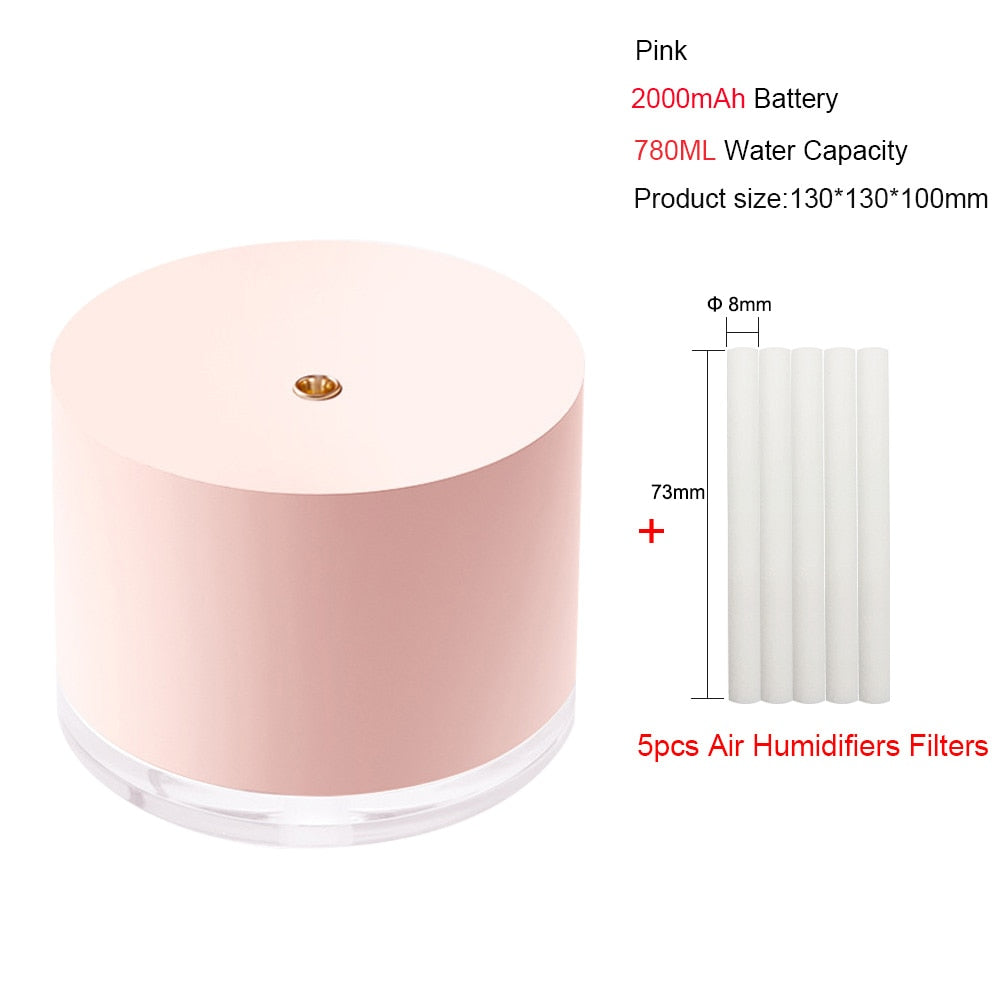 Portable Air Humidifier Night Lamp-4