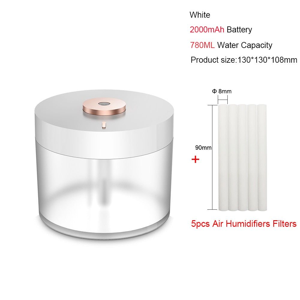Portable Air Humidifier Night Lamp-7