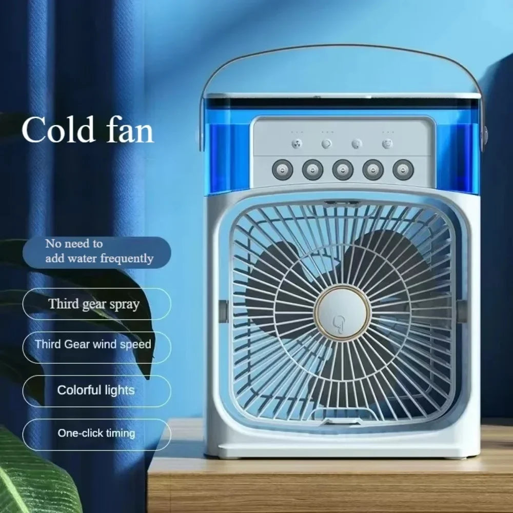 Portable Desktop Humidifier Cooling Fan USB-4