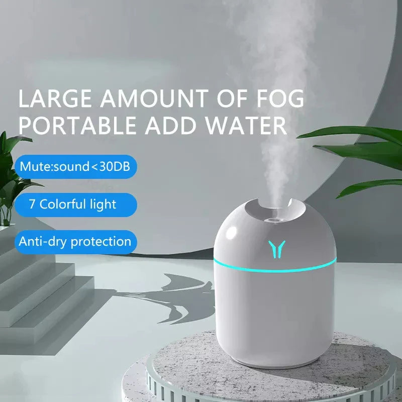 250ML Mini Aroma Oil Diffuser & Humidifier with LED Night Lamp-2