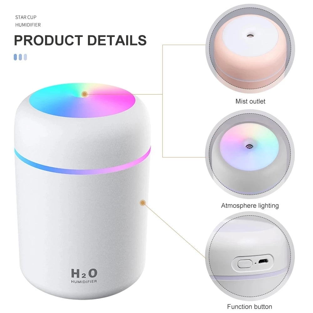 Electric Air Humidifier Aroma Oil Diffuser-4